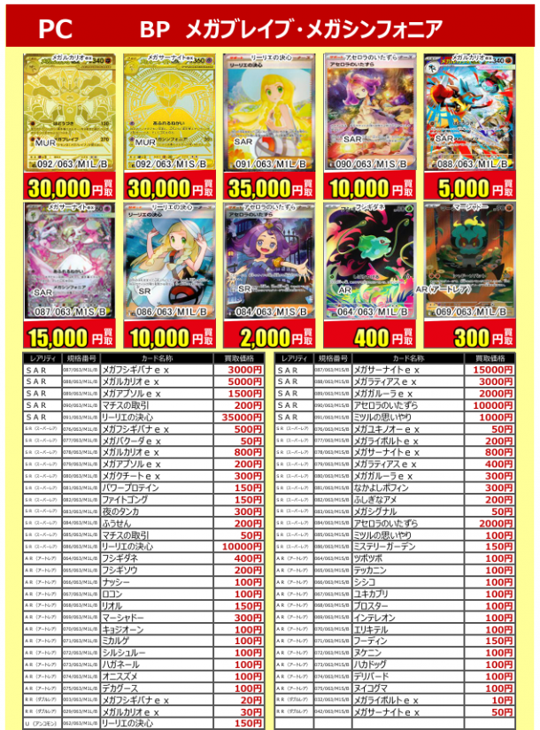 ポケモンカード高価買取受付中!【2025/08/18更新】