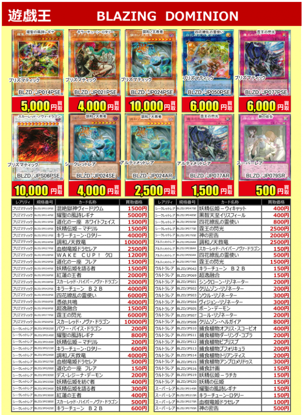 遊戯王カードただいま高価買取受付中!【2026/02/08更新】