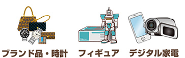 ブランド品、時計、フィギュア、デジタル家電