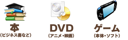 本・DVD・CD・ゲーム